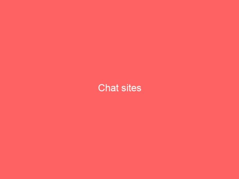 Chat sites