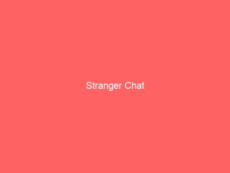 Stranger Chat